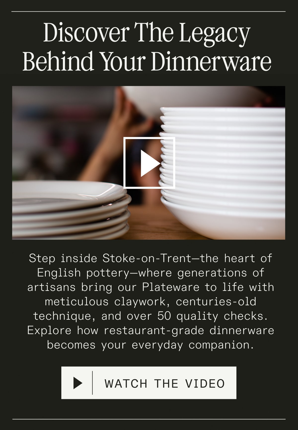 Behind the Design: English-Made Plateware Collection