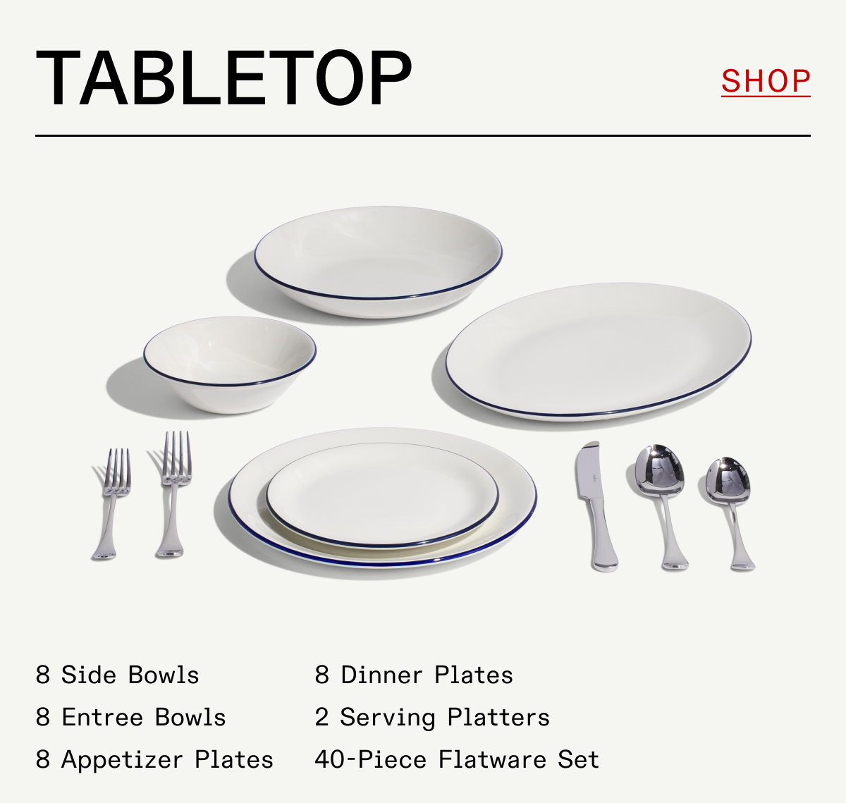 SHOP TABLETOP