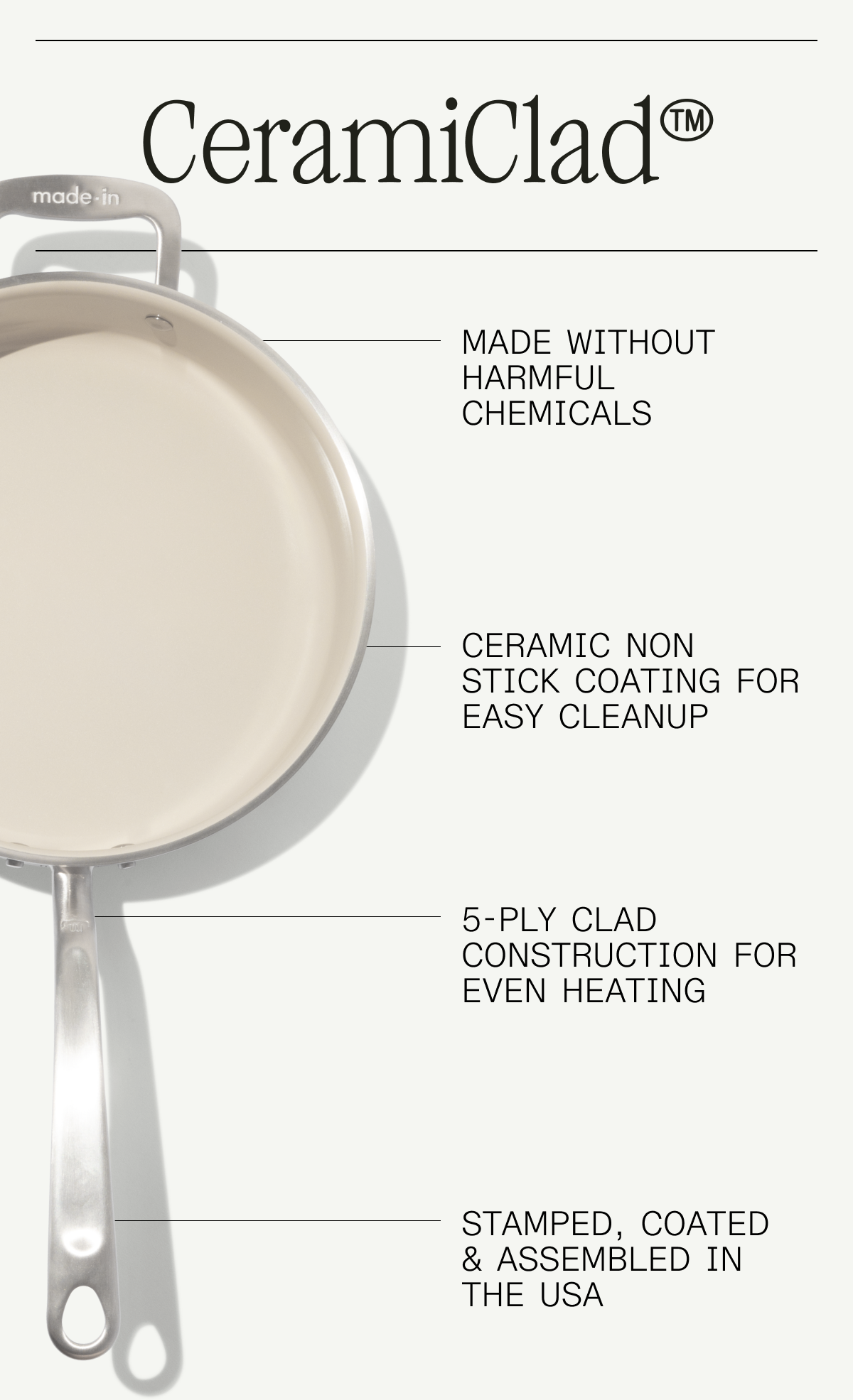CeramiCladTM FRYING PAN