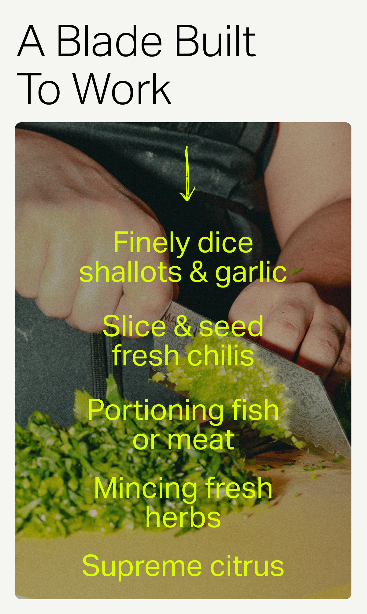 an image of a person cutting up food on a wooden cutting board