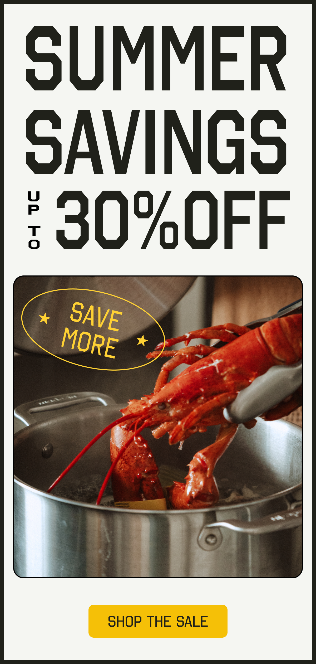 STOCK UP FOR SUMMER SALE
