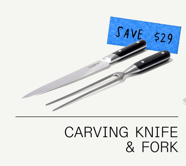 Carving Knife & Fork SAVE $29