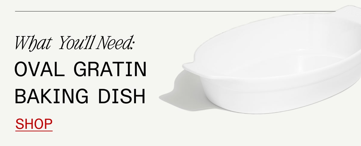 CHEF JO CHAN'S Mac and Cheese with Spicy Breadcrumbs -- What You'll Need: OVAL GRATIN BAKING DISH -- SHOP