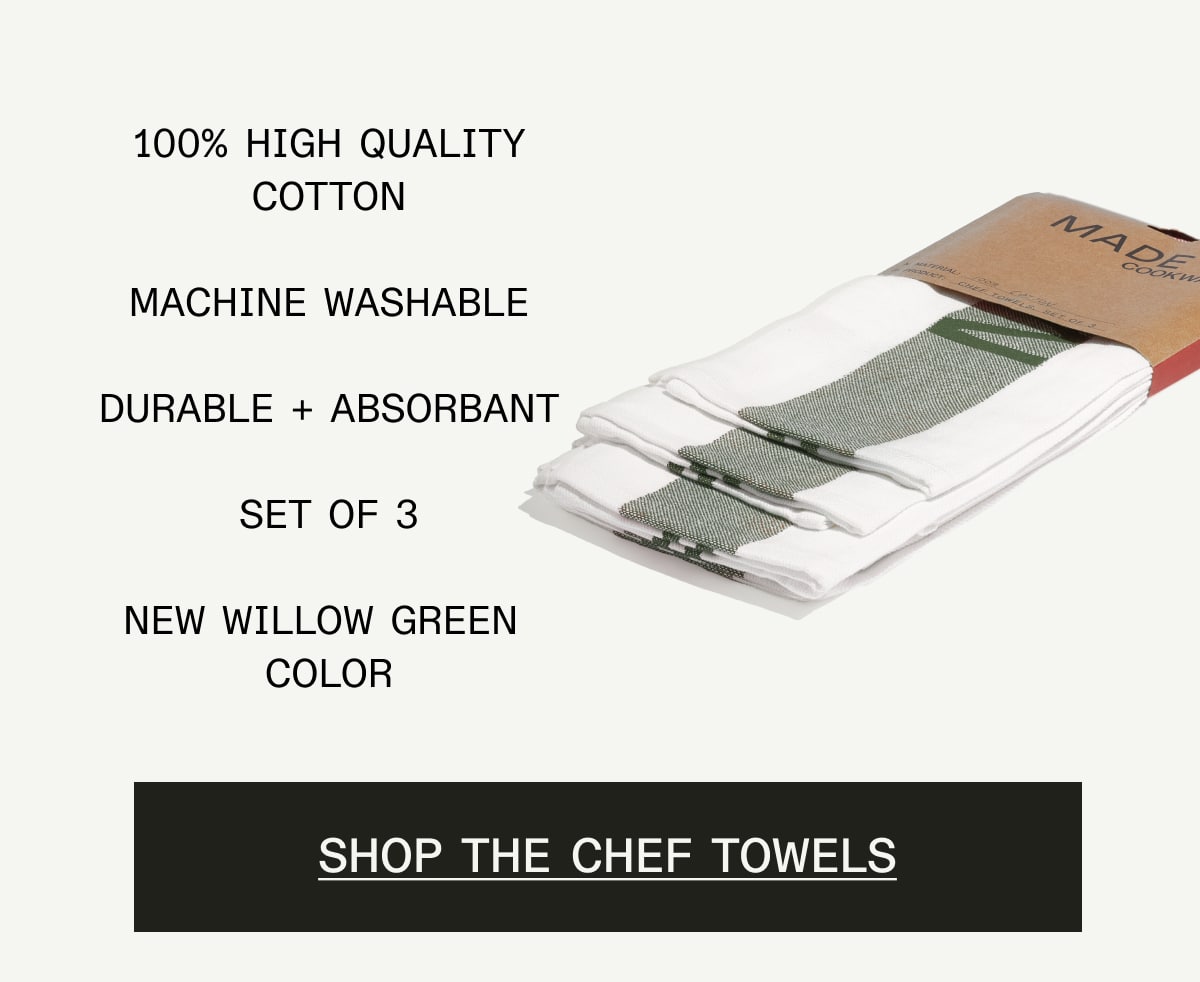 100% High Quality Cotton  MACHINE WASHABLE  DURABLE + ABSORBANT  SET OF 3  NEw WILLOW GREEN  COLOR-- SHOP THE KETTLE