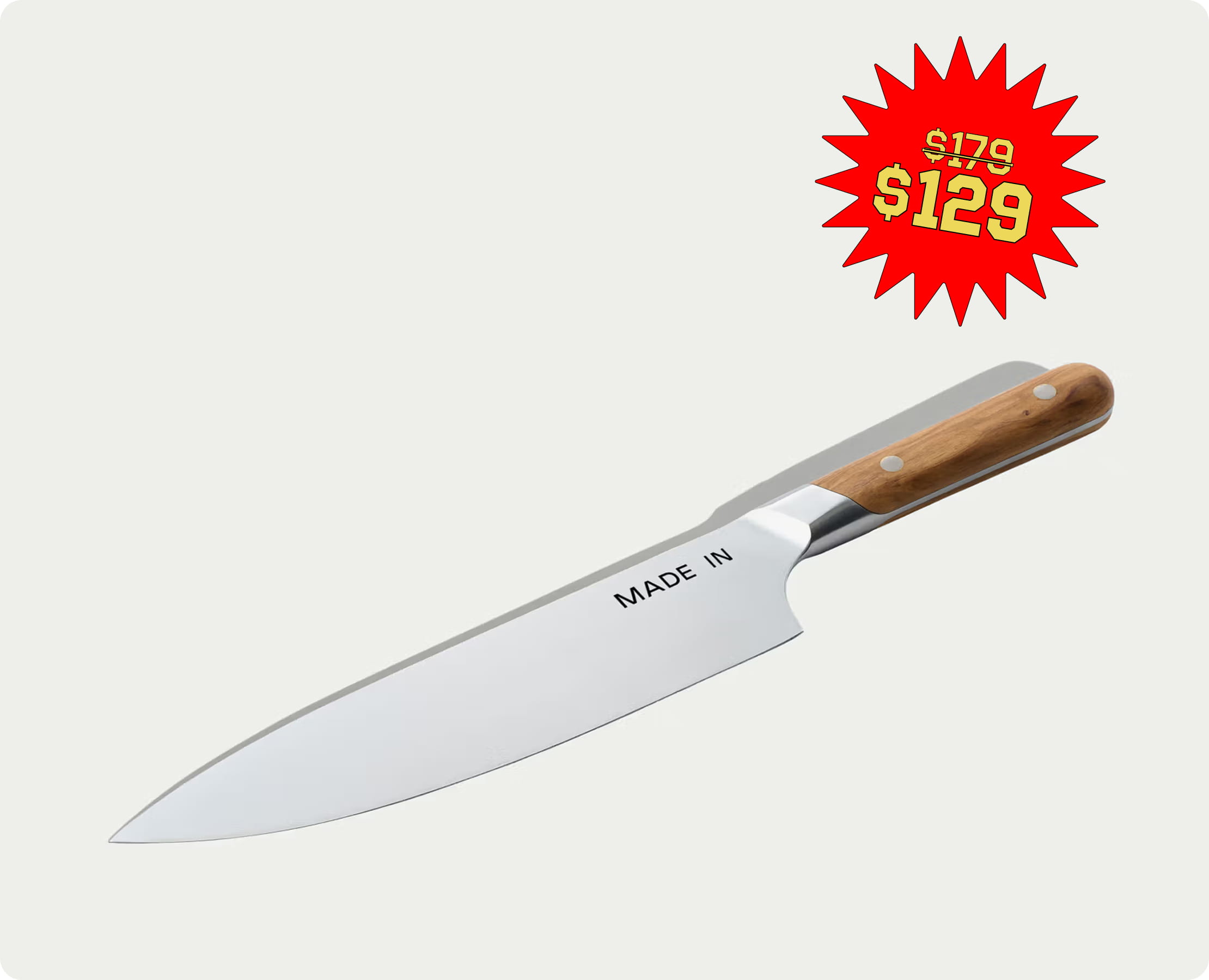 8 INCH CHEF KNIFE. $179 Previously $239