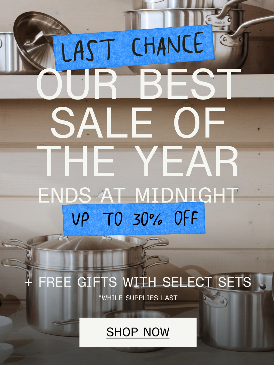 UP TO 30% OFF -- LAST CALL FOR BLACK FRIDAY SAVINGS