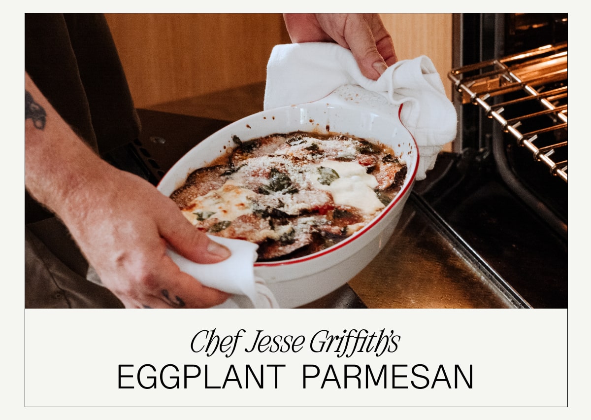 Chef Jesse Griffith’s eggplant parmesan