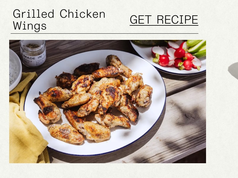Grilled Pickle Wings: GET RECIPE