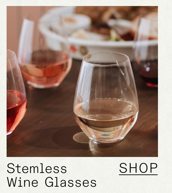 Stemless Wine Glasses - SHOP