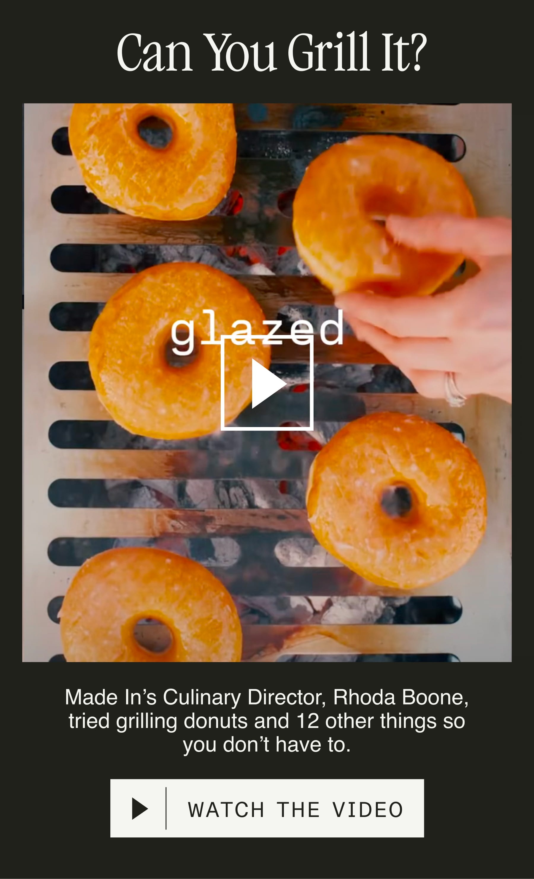 Made In Grill. Did the holiday weekend even happen if you didn’t grill? GET THE MADE IN GRILL