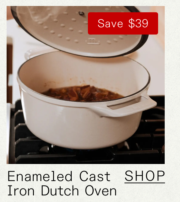Enameled Cast Iron Dutch Oven. Shop. Save &98