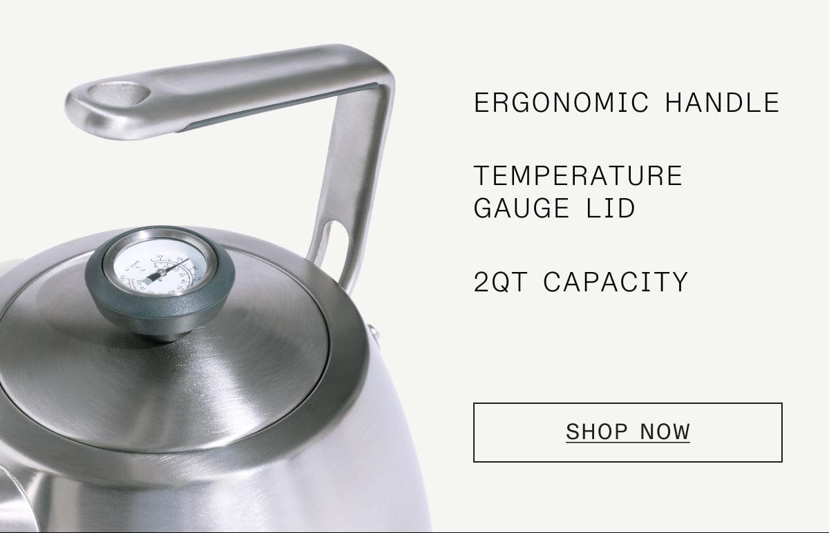 Ergonomic Handle; Temperture Gauge lid; 2QT Capacity - SHOP NOW
