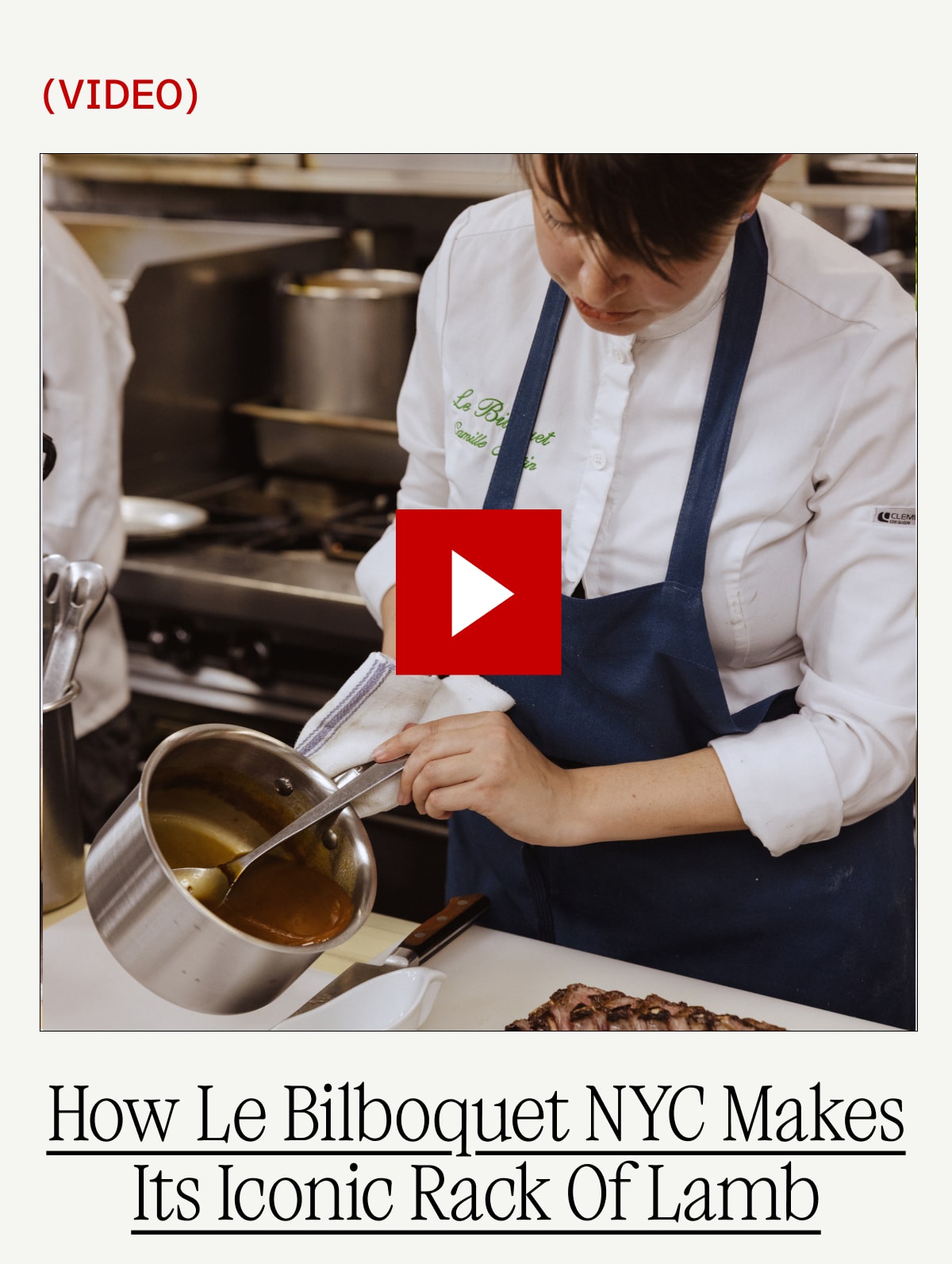 How Le Bilboquet NYC Makes Its Iconic Rack of Lamb