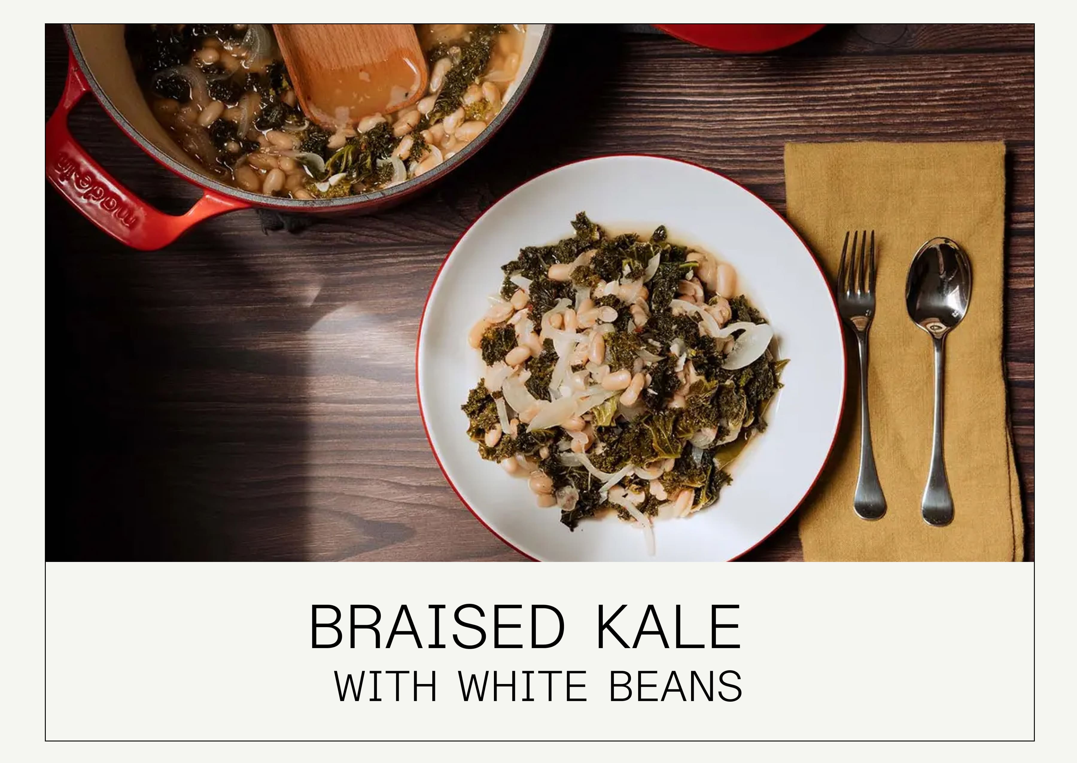 Braised Kale with White Beans Recipe Braised Kale with White Beans Recipe