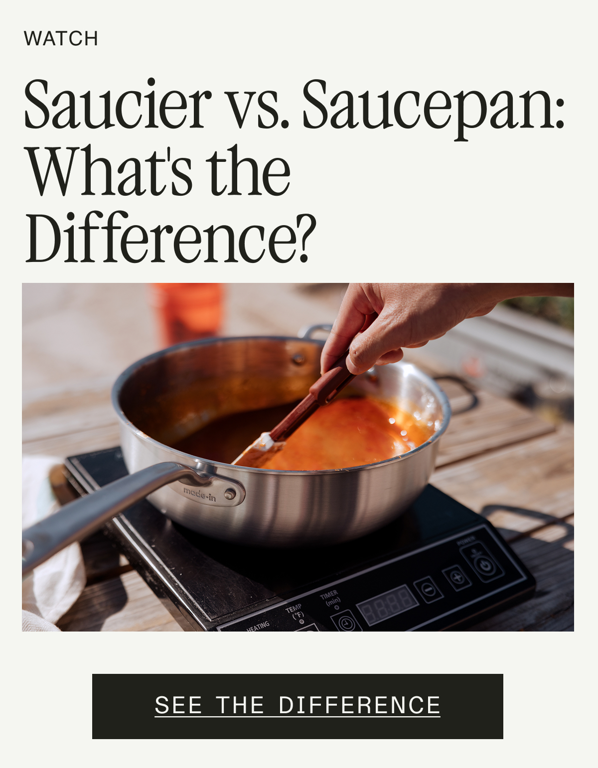 The Stainless Clad Saucier. Off the Press.