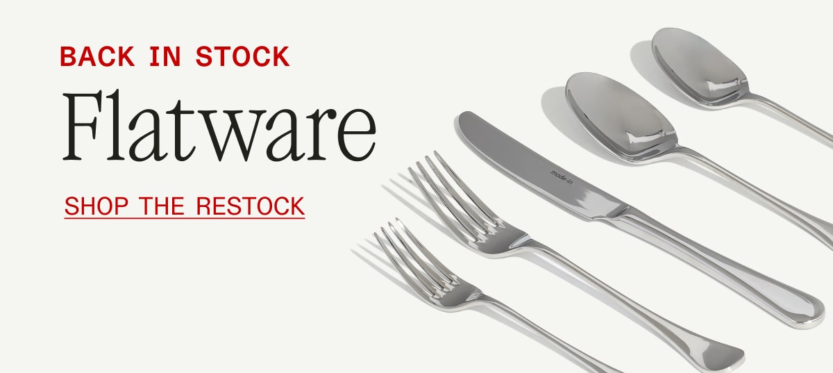 Back in Stock: Flatware SHOP THE RESTOCK