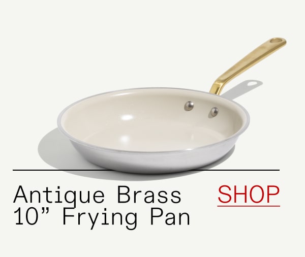 Antique Brass 10" Frying Pan