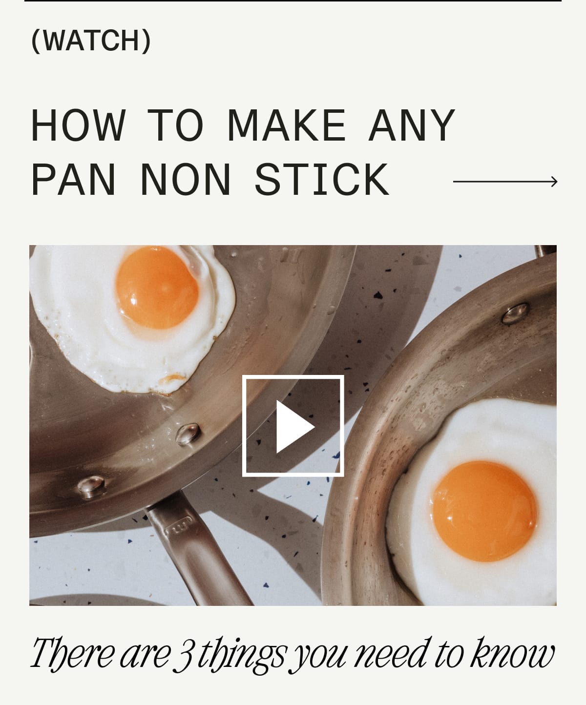 HOW TO MAKE ANY PAN NON-STICK IN 3 MINUTES