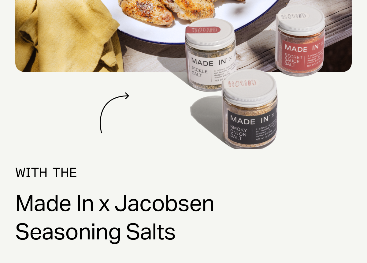 Made In x Jacobsen Seasoning Salts