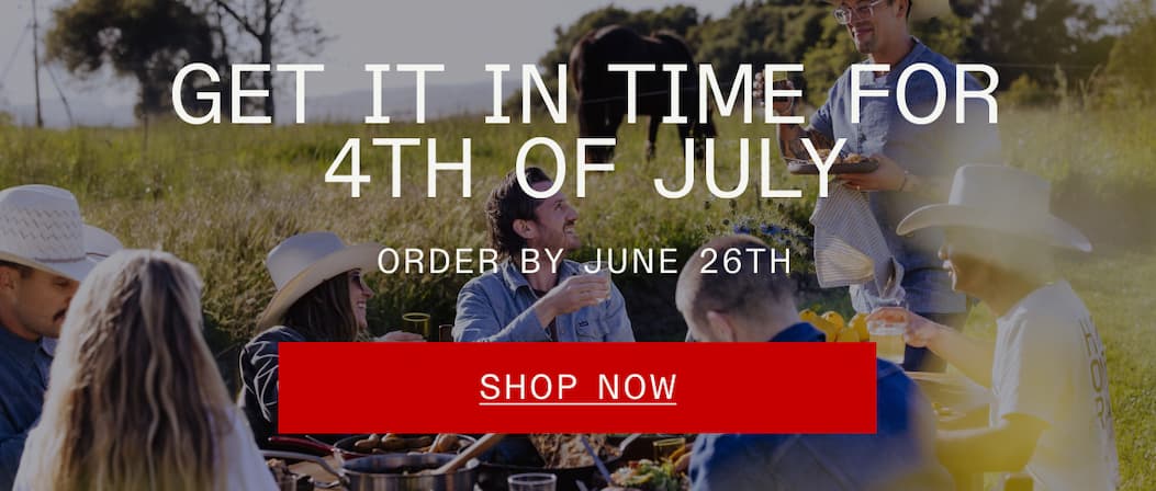 Get it in time for 4th of July: Order by June 26th. Shop Now