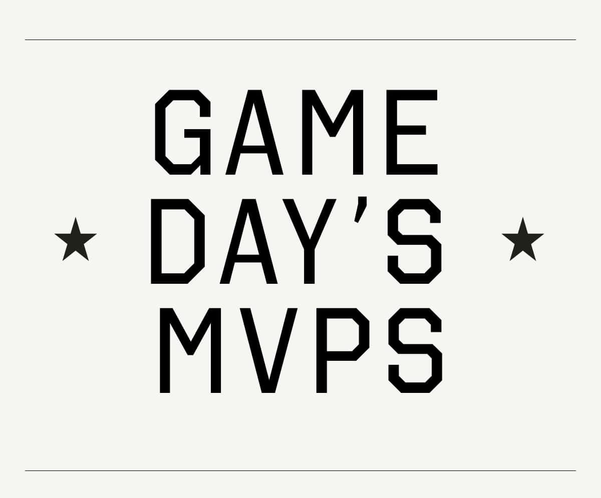 Game Day's MVPs