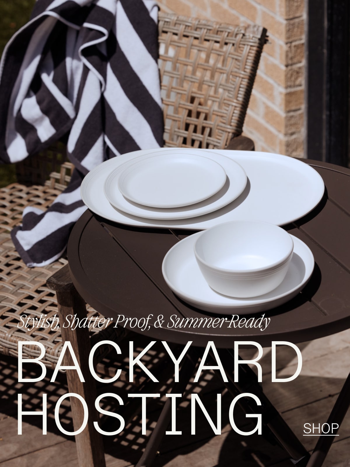 Stylish, Shatter Proof, & Summer Ready: Backyard Hosting SHOP