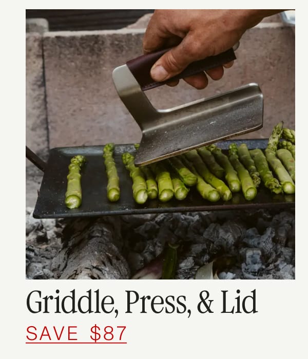 Griddle, Press, & Lid.  SAVE $87