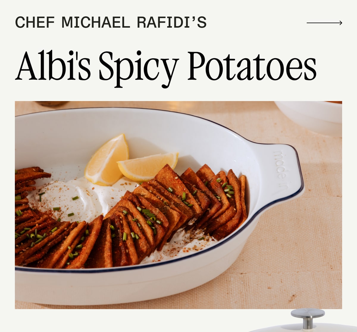CHEF MICHAEL RAFIDI'S Albi's Spicy Potatoes -- What You'll Need: 5.5 QT DUTCH OVEN -- SHOP