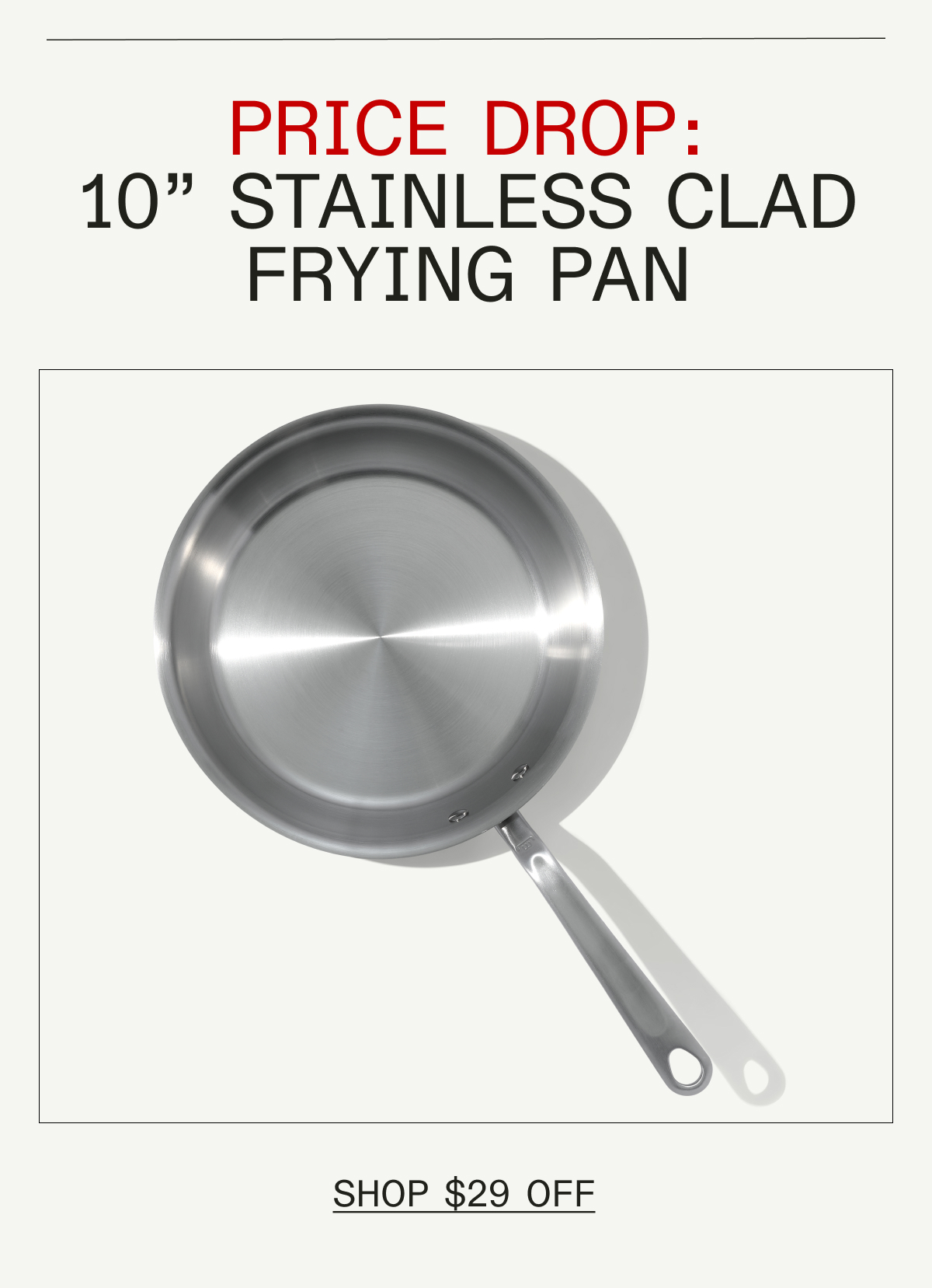 STAINLESS CLAD FRYING PAN