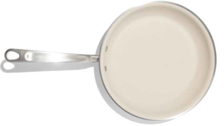 Sand CeramiClad non stick frying pan with stainless steel handle