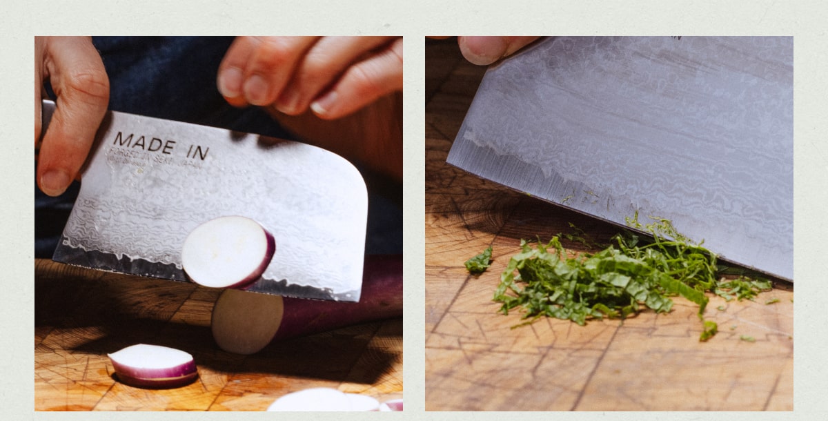 The Kamagata in action: chopping, dicing, and more! 