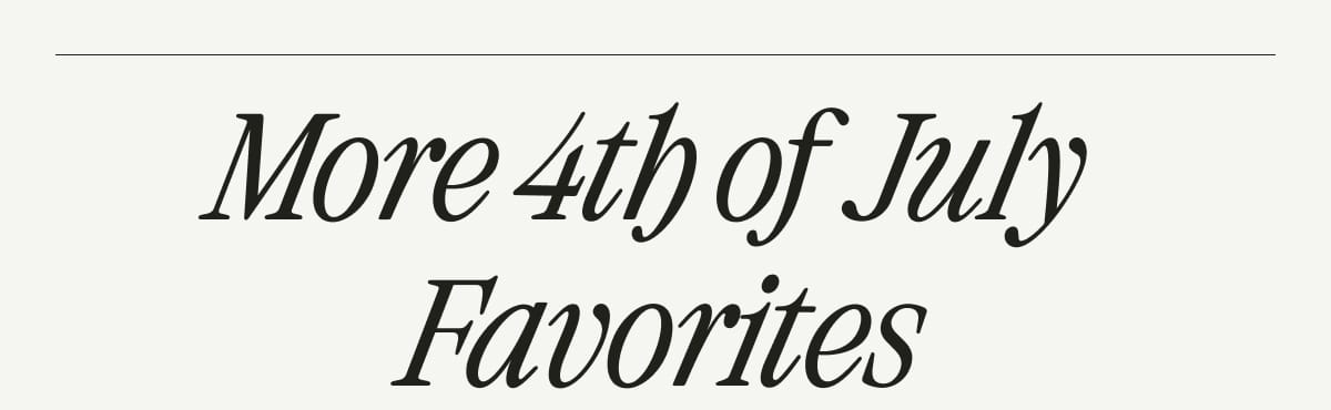 More 4th of July Favorites
