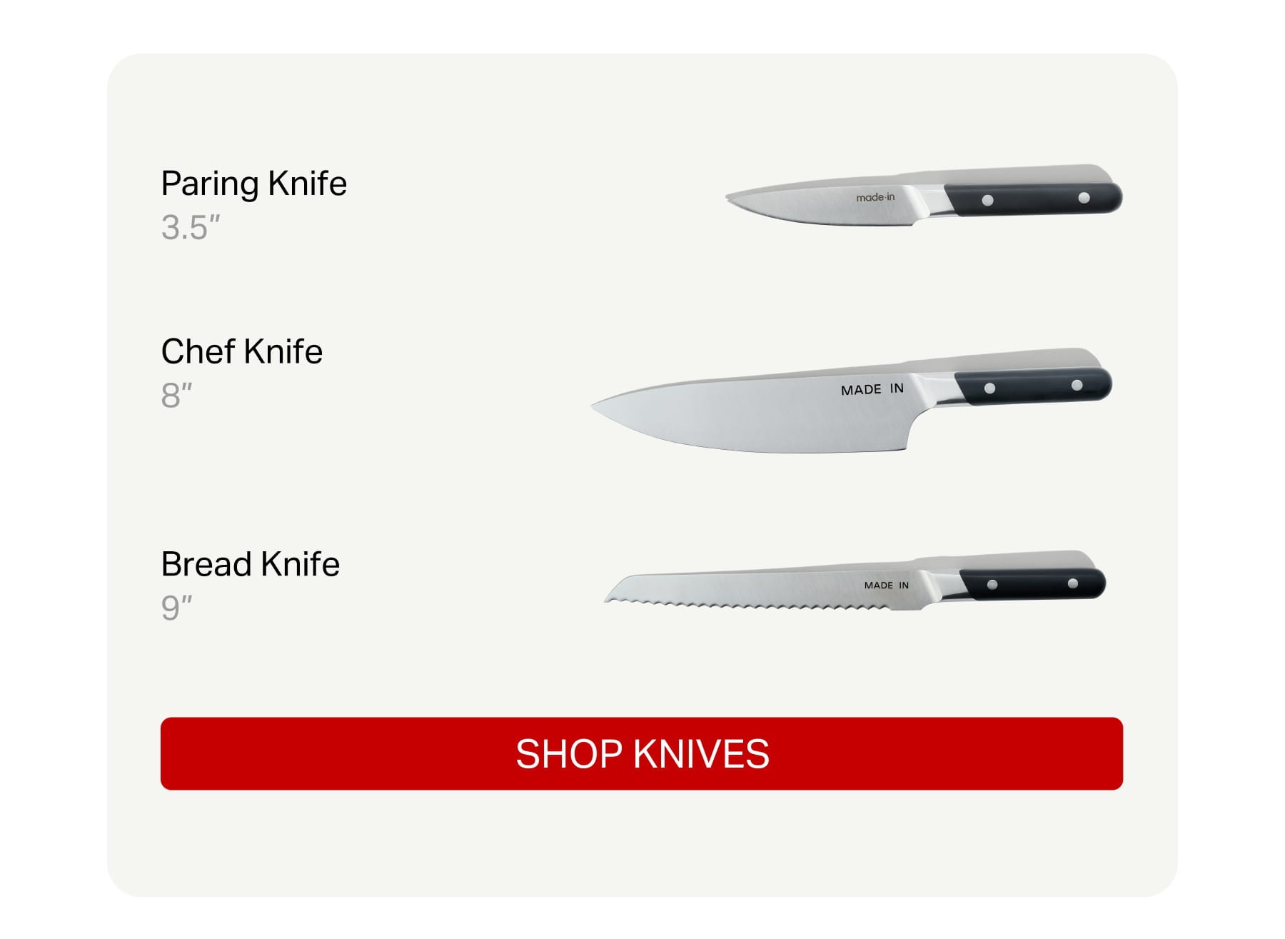 Shop Knives