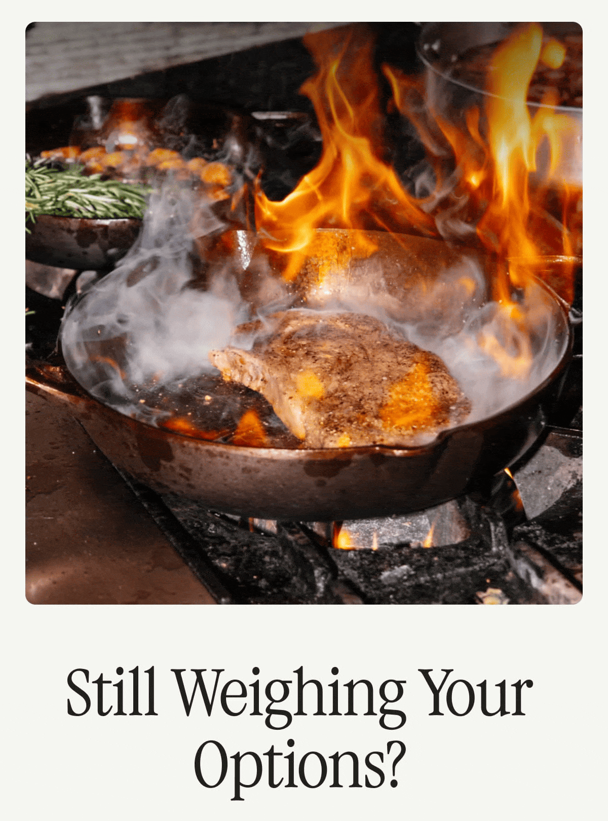 Still Weighing Your Options? Animated GIF of the Carbon Steel pan and Seasoned Cast Iron pan