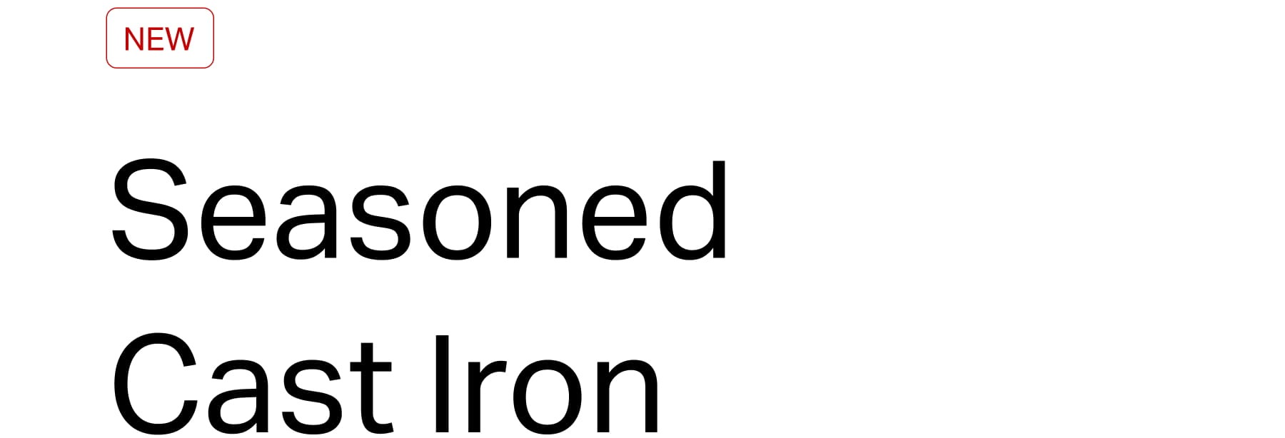 Shop Cast Iron