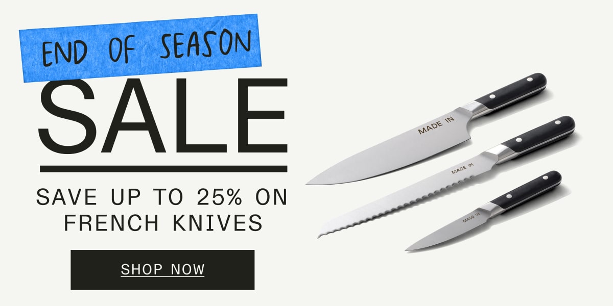 End of Season Sale: Save Up to 25% On French Knives