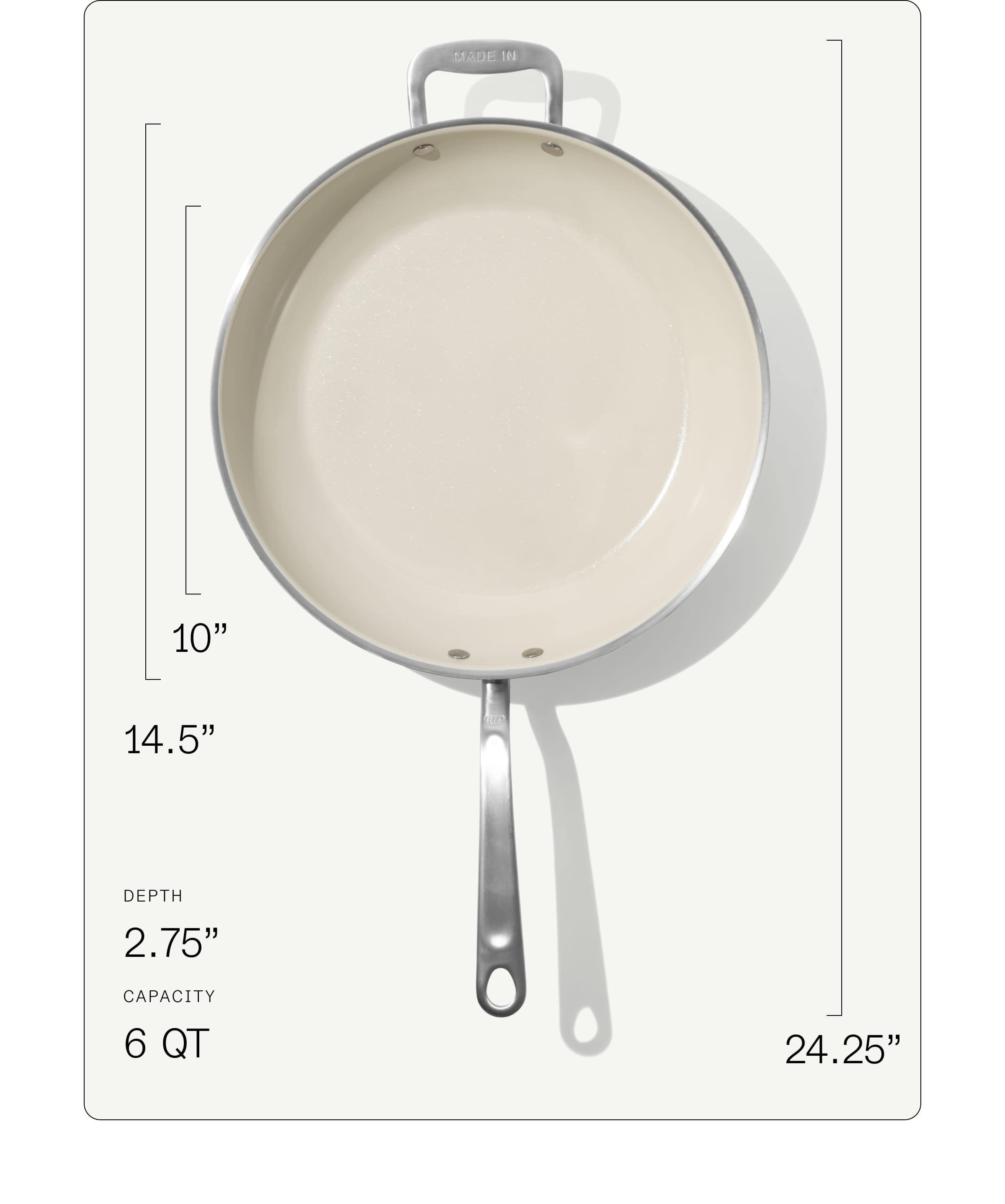 Pan Measurements | SHOP THE WEEKEND PAN