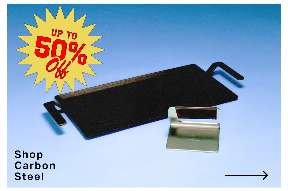 Up to 50% Off. Shop Carbon Steel. Image of Carbon Steel Griddle