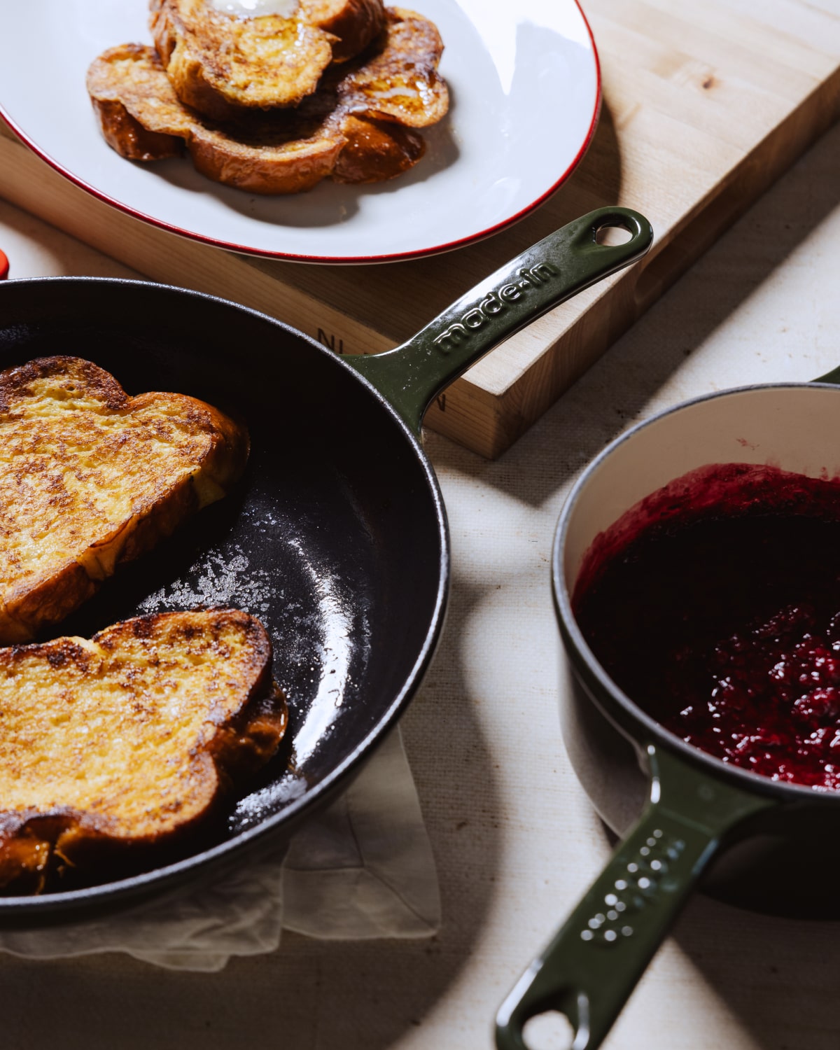 Willow Green Skillet lifestyle image Willow Green Skillet lifestyle image