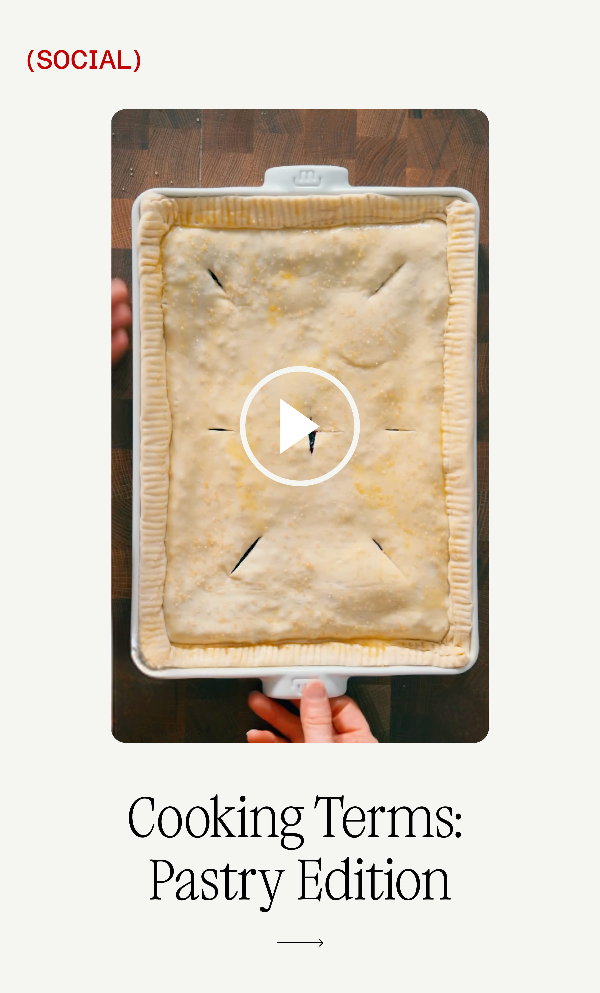 Cooking Terms: Pastry Edition