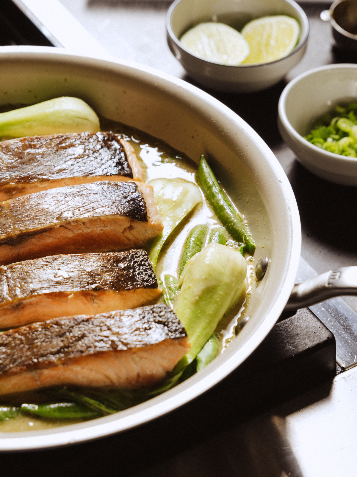 weeknight salmon thai green curry