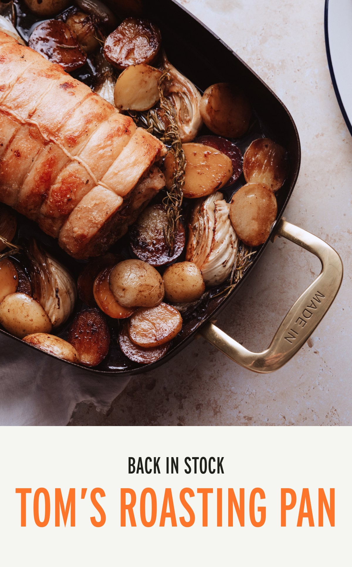 Back in Stock: Tom's Roasting Pan