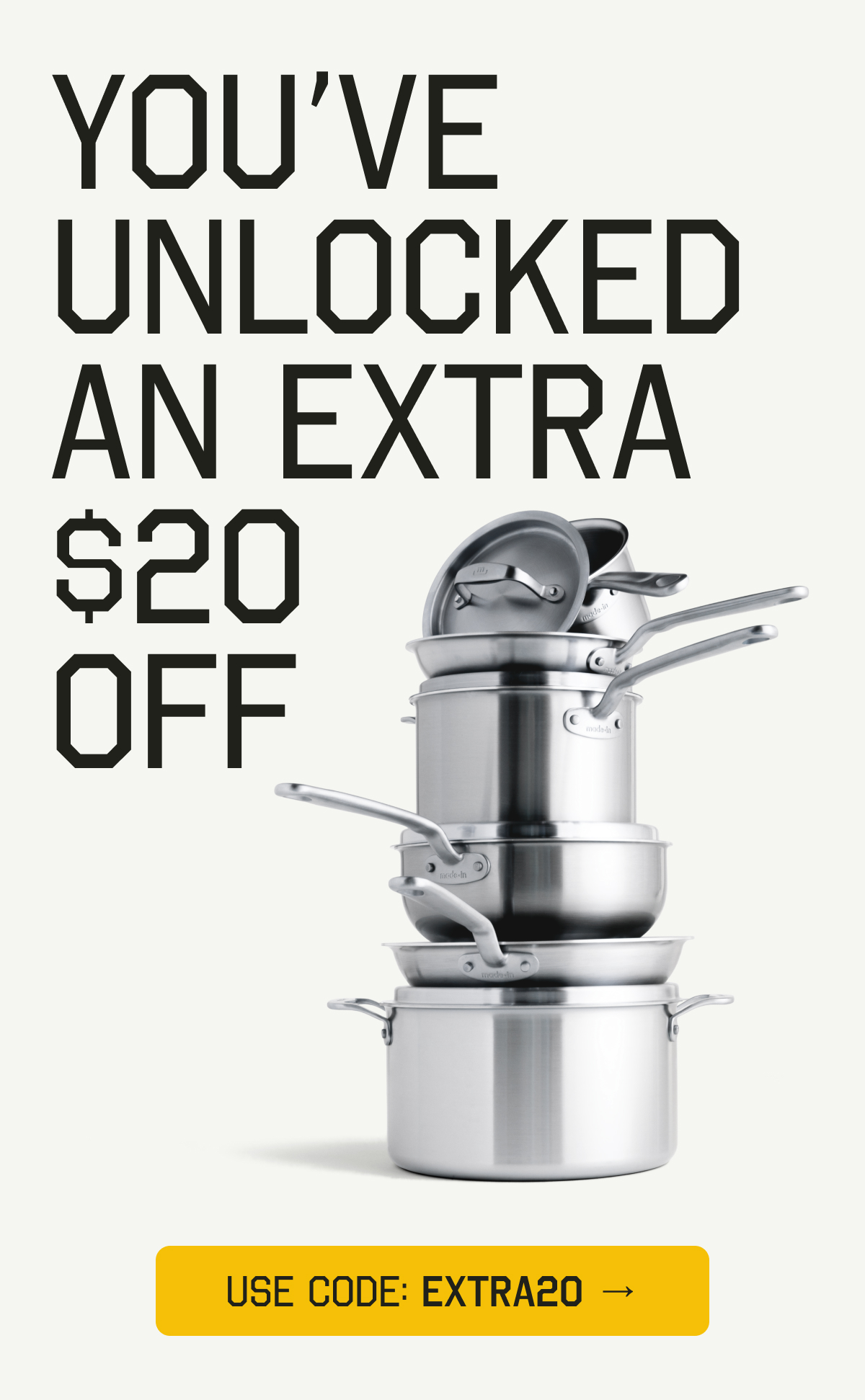 You've Got $20 Off