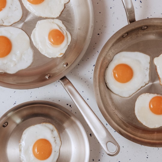 Eggs in Frying Pan
