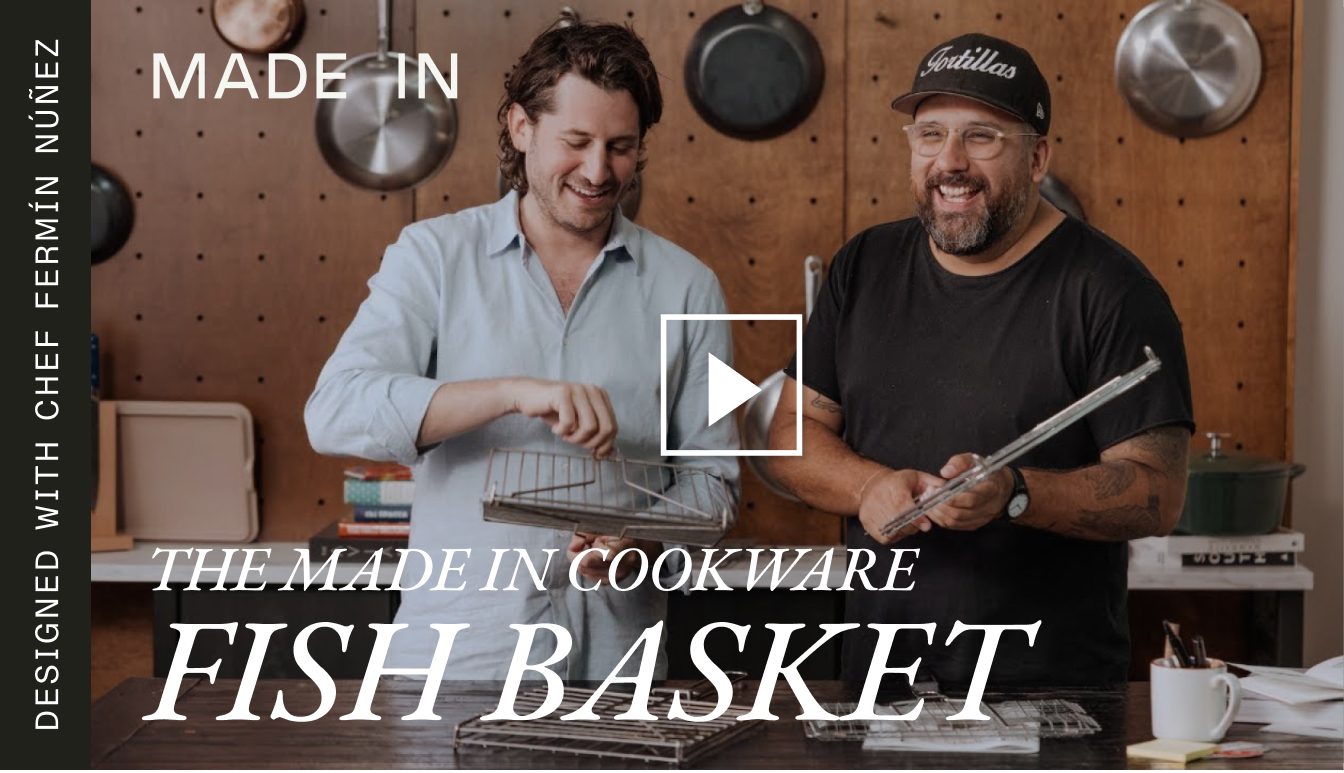 The Made In Cookware Fish Basket - WATCH VIDEO