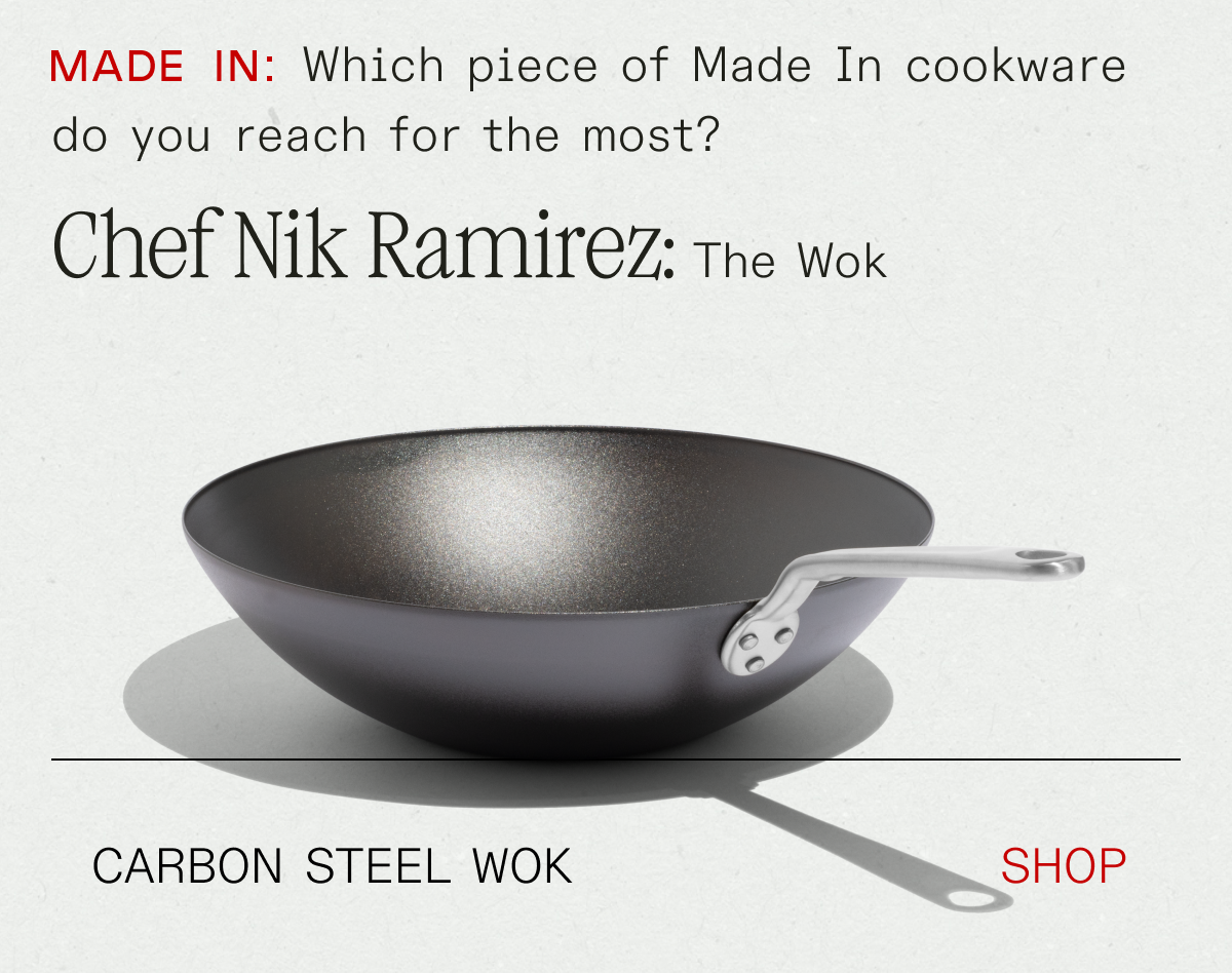 CARBON STEEL WOK