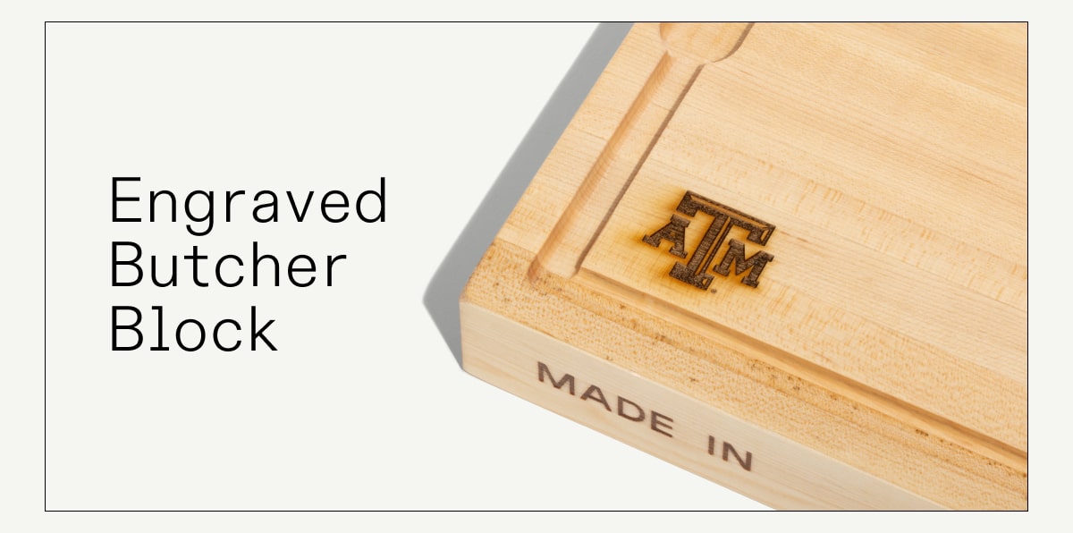 Engraved Butcher Block