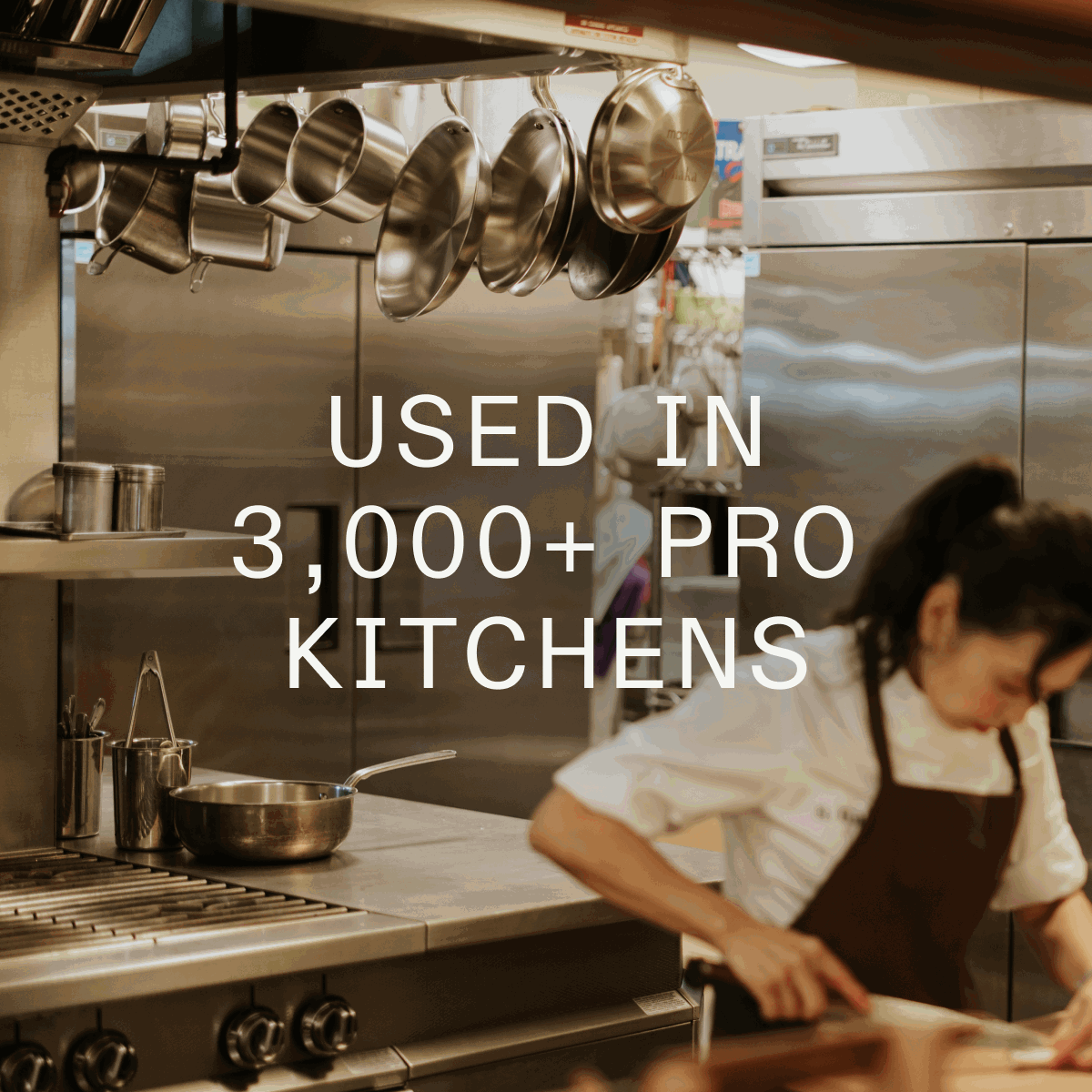 USED IN 3,000+ KITCHENS. DESIGNED WITH CHEFS, NOT COMMITTEES. USED IN 3,000+ KITCHENS. DESIGNED WITH CHEFS, NOT COMMITTEES.