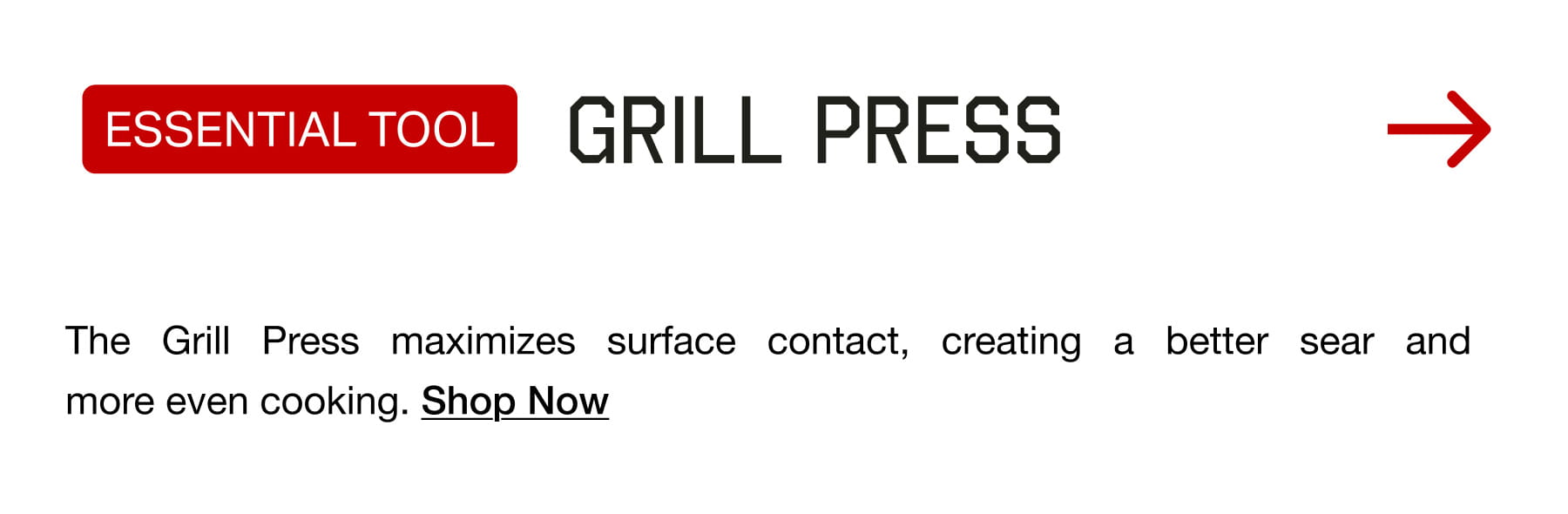 Grill Press