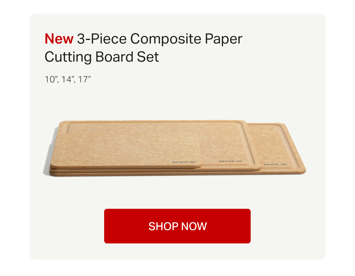 New 3-Piece Wood Fiber Cutting Board Set | Shop Now